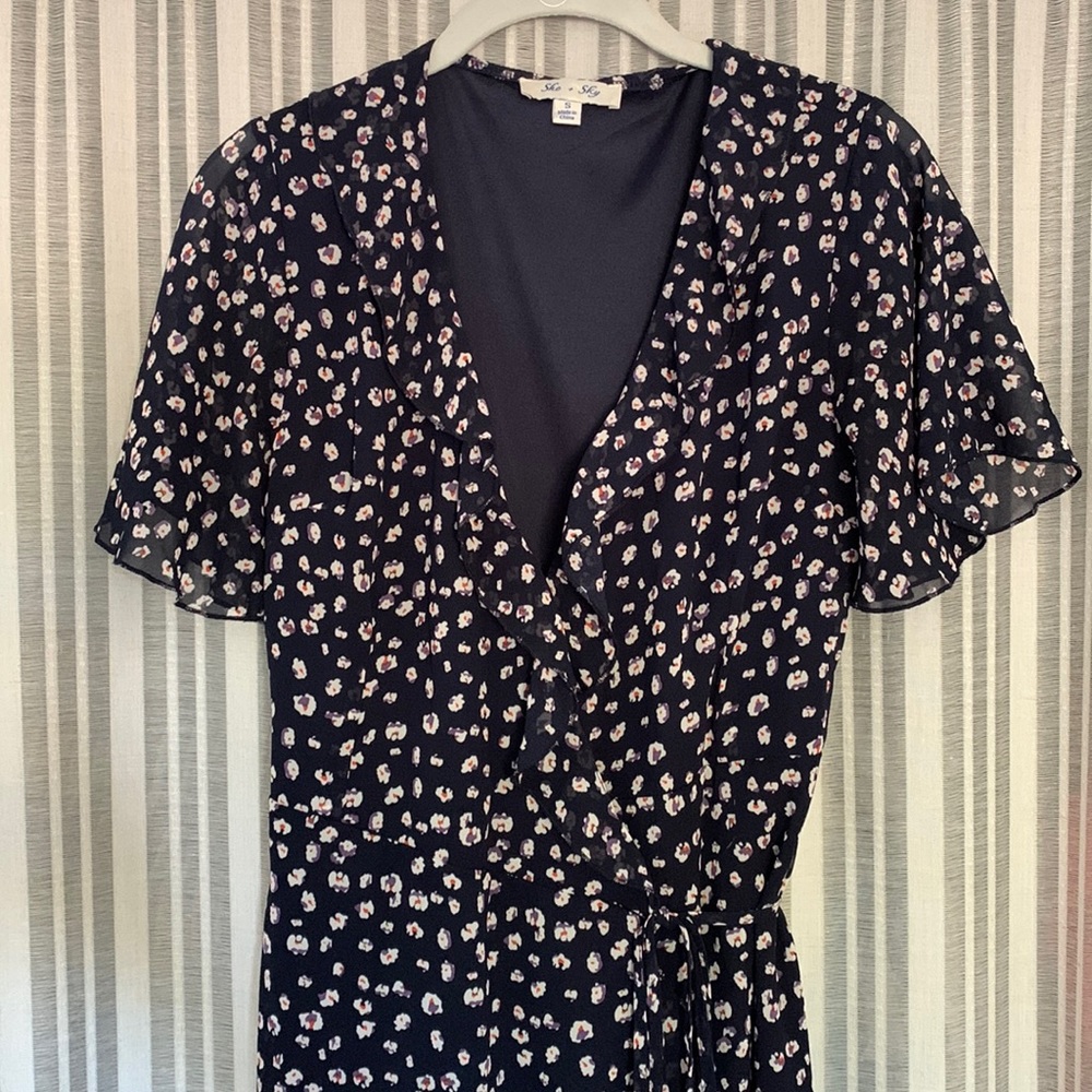 Floral Maxi/Midi Wrap Dress
